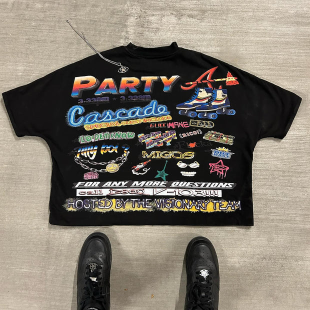 Thug Block Casual Street Tee