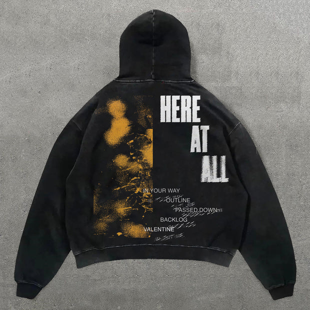 Gleemer Print Long Sleeve Hoodies