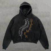 Gleemer Print Long Sleeve Hoodies