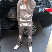 Stylish personalized printed hoodie set