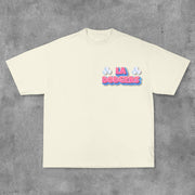 Fashion Anime Print Short Sleeve T-Shirt