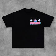 Fashion Anime Print Short Sleeve T-Shirt