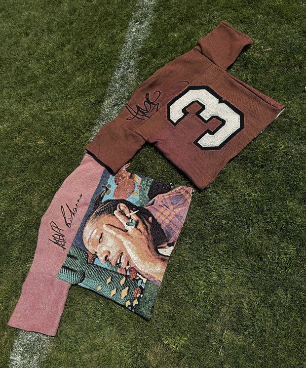 Vintage 3stacks V-neck jersey T-shirt