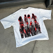 Casual Letter Print Short Sleeve T-Shirt