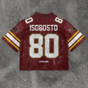 Seahawks casual street stitching mesh jersey