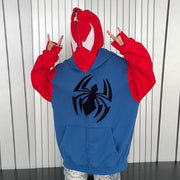 Contrast Spider-Man Full-Zip Hoodie