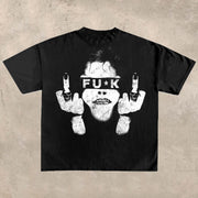 Street Print Crew Neck T-Shirt