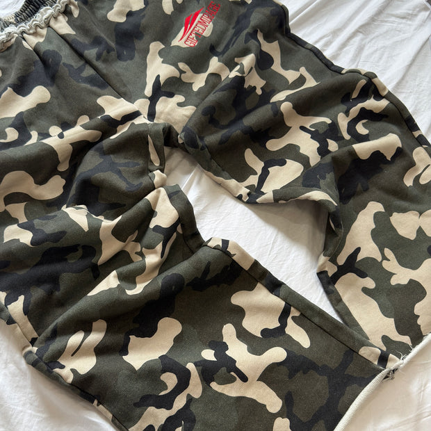 Camouflage Hunter Casual Street Wide Leg Sweat Pants