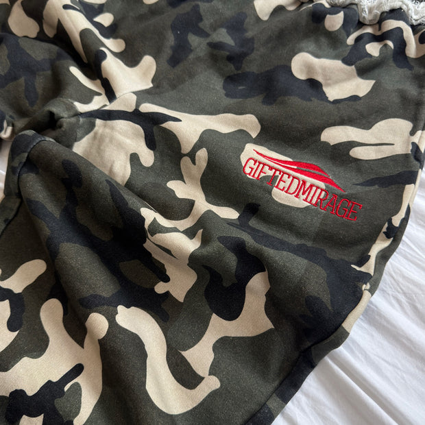 Camouflage Hunter Casual Street Wide Leg Sweat Pants