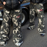Camouflage Hunter Casual Street Wide Leg Sweat Pants