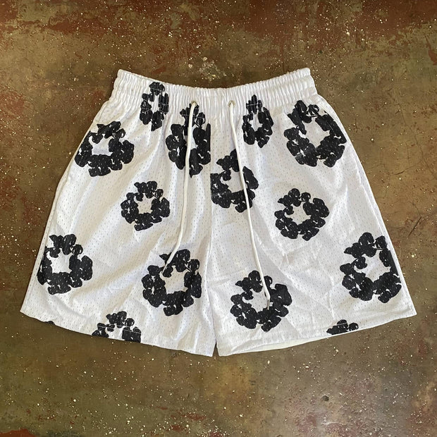 Denim Tears Print Mesh Shorts