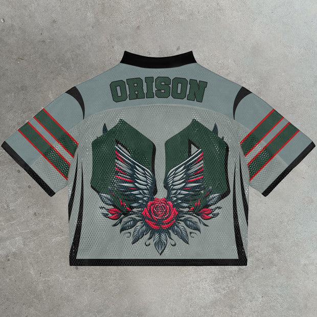 Angel Rose Casual Street Mesh Jersey