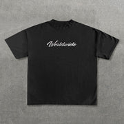 Move In Silence Print Short Sleeve T-Shirt