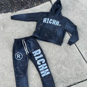 Casual Street Hoodie Pants Two-Piece Set