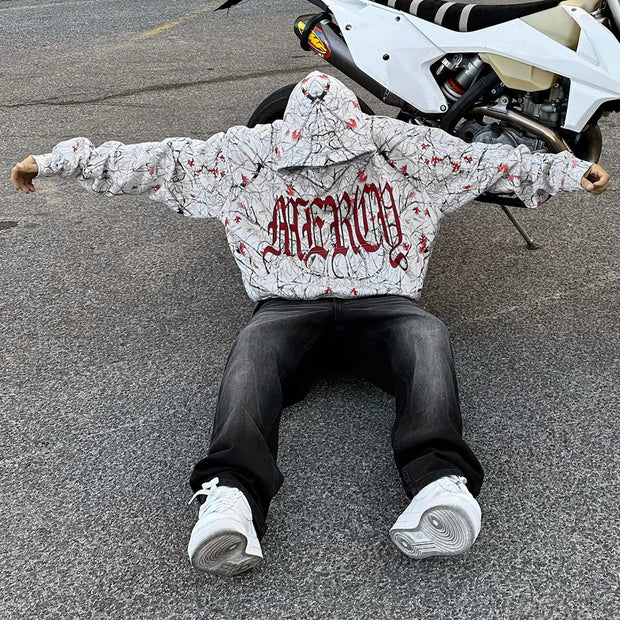 Sakura casual street hoodie
