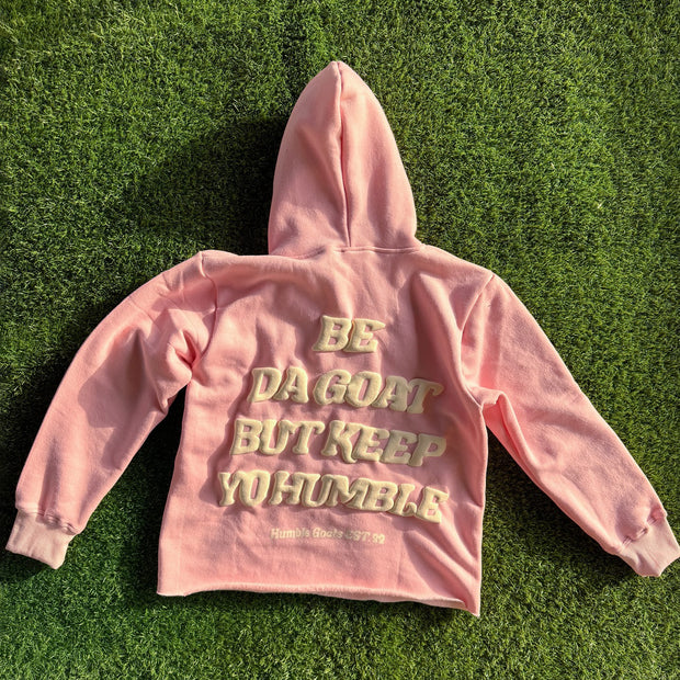 Humble Goals Bubble Print Long Sleeve Hoodies