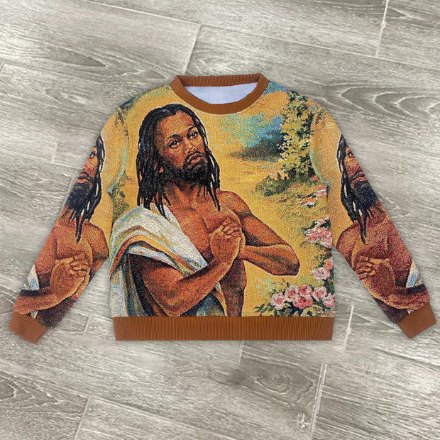 Faith Vintage Print Sweatshirt