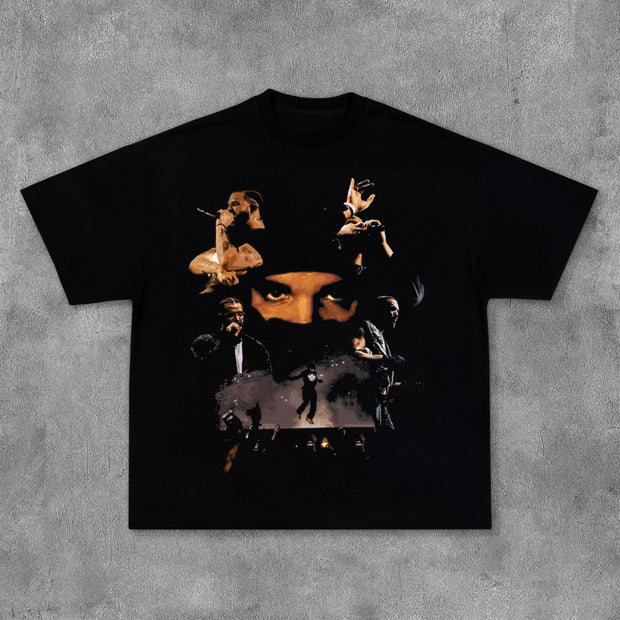 Personalized Character Concert Print Short Sleeve T-Shirt