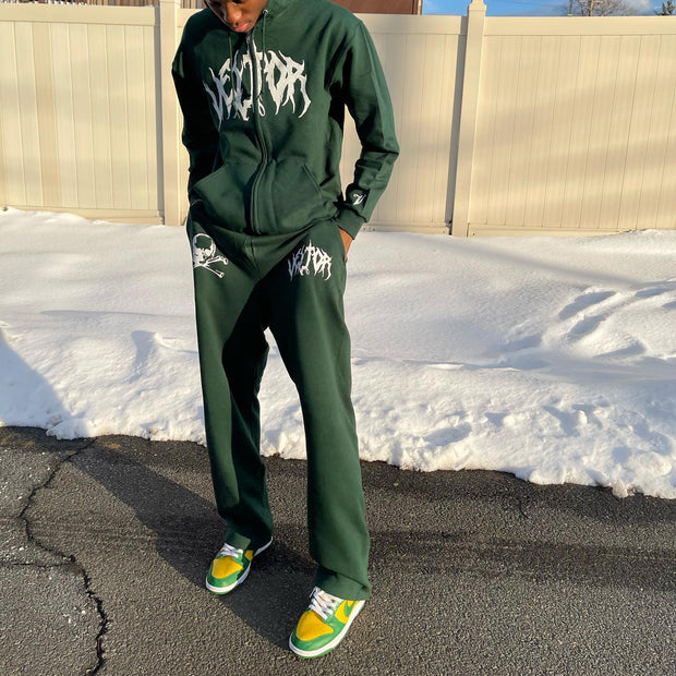 Personalized letter print zipper track suit
