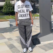Clothes Heal My Anxiety T-Shirt Sweatpants Two Piece Set