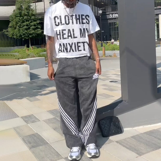 Clothes Heal My Anxiety T-Shirt Sweatpants Two Piece Set
