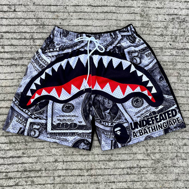 Million Dollar Casual Street Retro Mesh Shorts