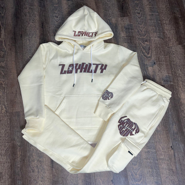 Fashionable personalized printed hoodie sports suit