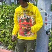 Gold Teeth Casual Street Hoodie
