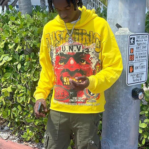 Gold Teeth Casual Street Hoodie