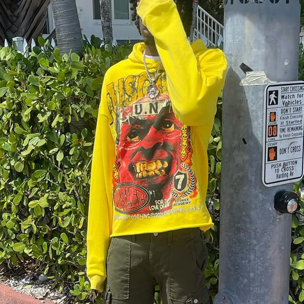 Gold Teeth Casual Street Hoodie