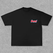 Oversized racing graphic T-shirt
