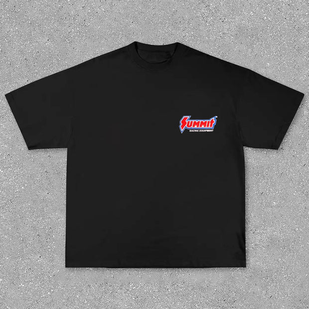 Oversized racing graphic T-shirt