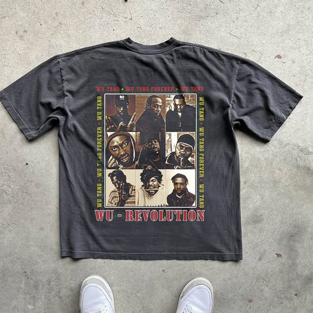 Fashionable Pop Singer Print T-shirt