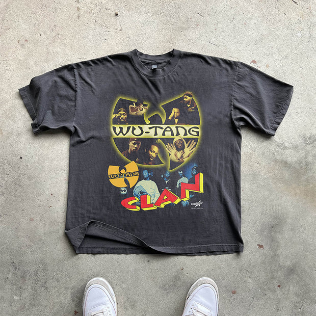 Fashionable Pop Singer Print T-shirt