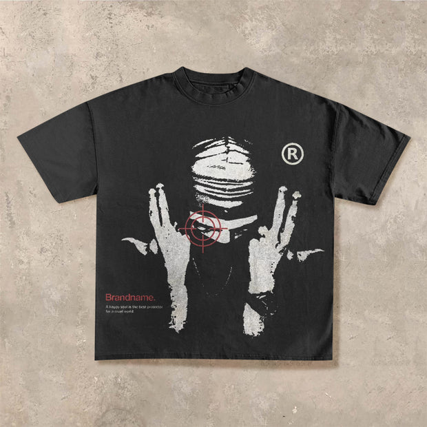 Personalized fashion printed graphic T-shirt