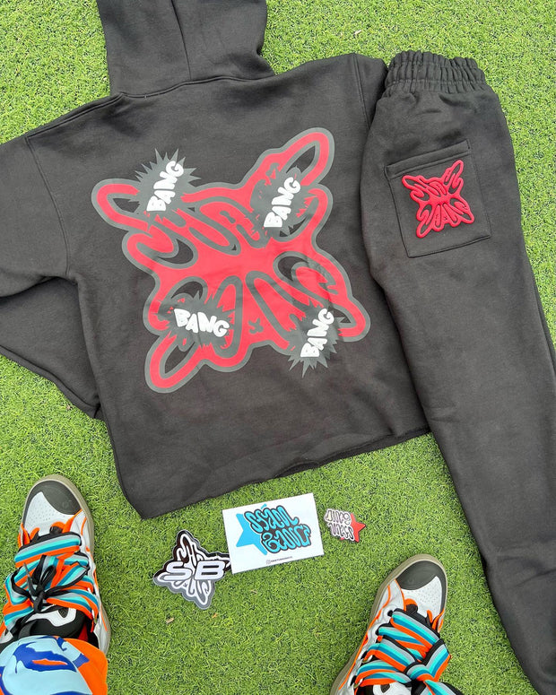 Casual Fashion Printed Loose Sweatshirt Set