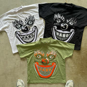 Joker Letters Print Short Sleeve T-Shirt
