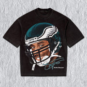 Casual Street Sports Rugby Print T-shirt
