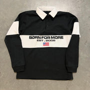 American Stitching Casual Street College Football Polo