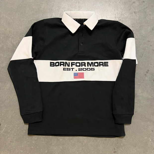 American Stitching Casual Street College Football Polo