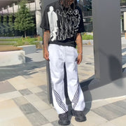 Simple Character T-Shirt Sweatpants Two Piece Set