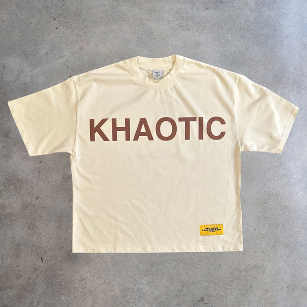 Street Casual Letter Print T-shirt
