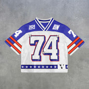 NO.74 Casual Street Retro Jersey T-shirt