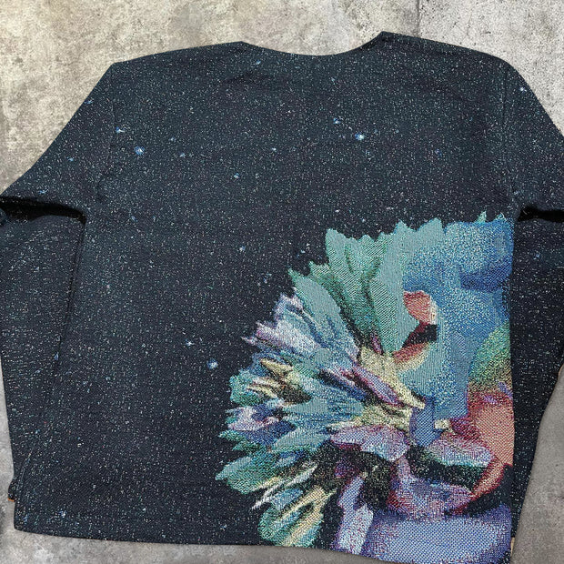 Vintage anime round neck sweatshirt