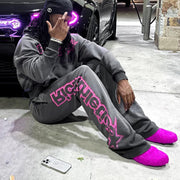 Hell Lucky Star Casual Street Vintage Sweat Pants