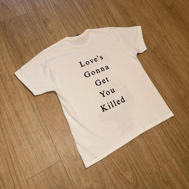 Oversized T-shirt with hip-hop singer print