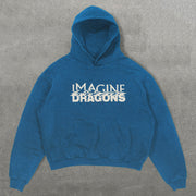 Fashion Imagine Dragons Print Long Sleeve Hoodies