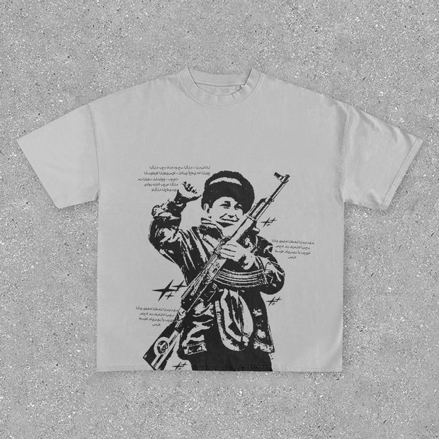 Vintage Boy Scout Print T-Shirt