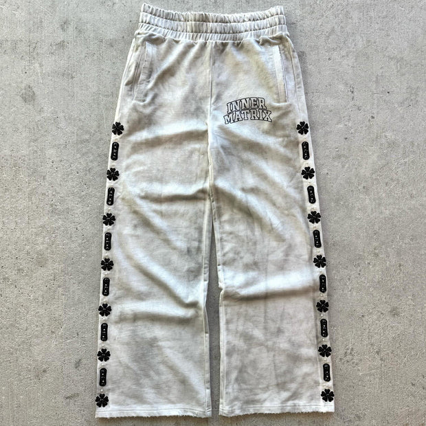 Cross casual street retro sweat pants