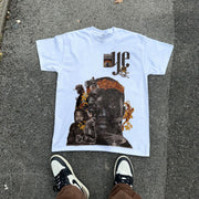 Fashionable Hip-Hop Printed T-Shirt